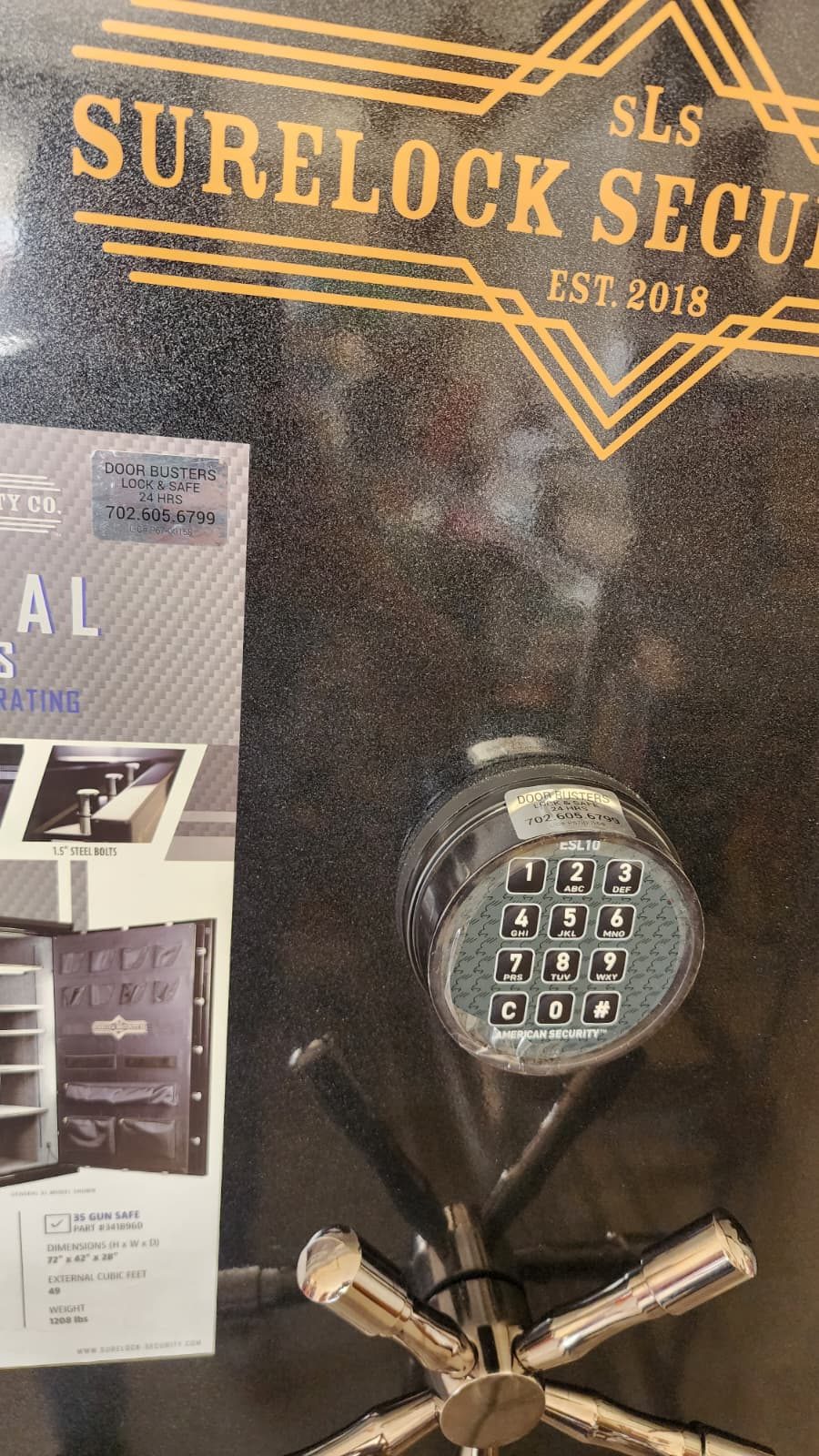 Dead Keypad Replacement in Las Vegas, Nevada — Armor Lock & Safe Solution licensed locksmiths perform dead keypad replacement across the Vegas Valley using non-destructive methods when possible. East Side HQ at 3650 S Eastern Ave. Licensed by LVMPD, bonded, insured.